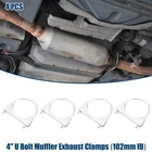 Car Round Bolt Muffler Exhaust Clamps Mild Steel 4" Id 102MM 4PCS New. Price: $36.57.