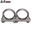 2X Emusa Universal 3/4" Id 1.75" Tail Pipe Metal Steel Bolt Muffler Clamp New. Price: $11.99.