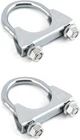 Qwork U-bolt Muffler Tip Exhaust Hook, 1-1/2" Od 2PCS Stainless Steel Universal New. Price: $11.20.