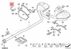 Genuine Mini Cooper Exhaust Support Bracket - Rear Muffler Hanger To Body New. Price: $74.46.