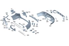 Genuine Mercedes-benz Bumper Holder 254-885-96-02 New. Price: $77.00.