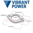 Vibrant Performance 1471S Exhaust Brackets Flanges Hangers Jx New. Price: $36.12.