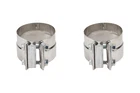 6" 304 Stainless Steel Preformed Lap Joint Band Clamp - Torctite 2 Pack New. Price: $51.60.