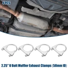Car Round Bolt Muffler Exhaust Clamps Mild Steel 2.25" Id 58MM 4PCS New. Price: $33.49.