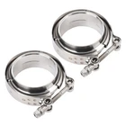 Lokocar V Band Clamp With Flange 2.25 Inch Female Stainless Steel 2PCS New. Price: $41.99.