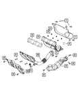 Genuine Mopar Hex Flange Head Bolt 68490060AA New. Price: $8.70.