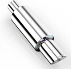Exhaust Muffler, Straight Through Stainless Steel Tip 15" Length 2" New. Price: $34.18.