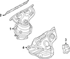 Genuine Nissan Exhaust Manifold Support Bracket 14014-6TA0A New. Price: $20.18.