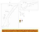 Ford Oem 15-22 Continental Interior Trim-lock Pillar Screw W718205S439 New. Price: $16.99.