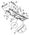 Genuine Mopar Exhaust Pipe Support Rod 52059841AB New. Price: $12.26.
