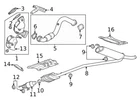 Gm # 95468210 Rear/middle Exhaust Hanger * Used, But Nice.. Price: $10.50.