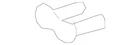 Genuine Mercedes-benz Plate 230-490-00-44 New. Price: $12.80.