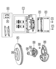 Genuine Mopar Push On Round With Teeth Spring Retainer 6101782 New. Price: $7.42.