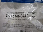 New Oem Genuine Ford Exhaust Bolts W715141-S442 4PCS.. Price: $7.50.