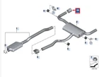 New Bmw X1 F48 Exhaust Tailpipe 18308682297 Genuine Neu. Price: $107.42.