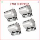 Joikit 4 Pcs 2.25 Inch Exhaust Clamp, Butt Joint Band Sleeve, Stai New. Price: $35.01.