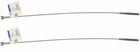 New Oem 10-15 Ford F650 F750 Filter Tank Exhaust Mounting Straps Cables Pair 26". Price: $103.00.