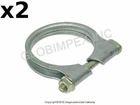 Volvo (1981-1997) Muffler Clamp With Bolt 52-55 Mm 7/16" (2 Pcs) Hjs New. Price: $27.70.