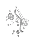 Genuine Mopar Hex Nut Mounting 6509652AA New. Price: $12.98.
