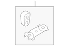 Genuine Volkswagen Rear Muffler Bracket 7P0-253-144 New. Price: $50.53.
