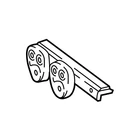 New Genuine Mercedes-benz Muffler Hanger 4634903740 Oem. Price: $177.61.