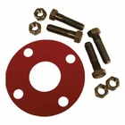Jones Stephens G51104 Gasket 4" Rubber 8 Bolts Flange Connection Red New. Price: $31.14.