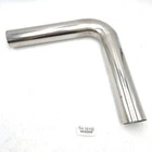 Autohaux Diy Mandrel Exhaust Pipe Stainless Steel 2.25" Od, 90 Deg Bend 12.99" New. Price: $44.31.