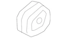 Genuine Audi Front Hanger Ring 8D0-253-147-G New. Price: $17.34.