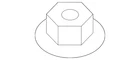 Genuine Bmw Pre-converter Nut 18-30-7-525-607 New. Price: $7.88.