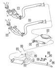 Genuine Mopar Exhaust Clamp 52002144AB New. Price: $8.05.