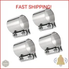 Joikit 4 Pcs 2.25 Inch Exhaust Clamp, Butt Joint Band Sleeve, Stai New. Price: $32.05.