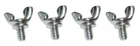 1956-82 Corvette Wing Nut Set-ignition SHIELD-CHROME-4 PIECE-56-82 (#E1940) * New. Price: $24.95.