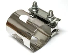 2.50" Dia Exhaust Welding Clamp Band-style Butt Joint Stainless Steel New. Price: $35.99.