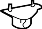 Genuine Infiniti Rear Mount 206515NA4A New. Price: $75.56.