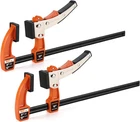 12-INCH Bar Clamp Set, For Woodworking, Quick Release Gear With New. Price: $57.99.
