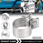 3/4" 1.75" Steel Lap Joint Exhaust Clamp For Harley Electra Road Street Glide New. Price: $18.98.