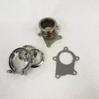 Straight 2.5" V-band To T3/T4-5BOLT Turbo Charger Adapter+vband Clamp+gasket New. Price: $53.09.