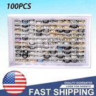 100PCS Stainless Steel Rings Bulk Lot Men's Fashion Jewelry Wholesale Mixed New. Price: $49.90.