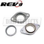 REV9 Exhaust Header Test Pipe Graphite Donut Gasket W. Collector Flange Set 2.5" New. Price: $32.00.