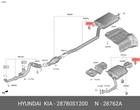 Genuine New Hanger Suits Hyundai Santa Fe 2018-2019 2.2DIESEL #b Brand. Price: $78.98.