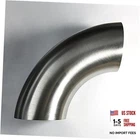 Stainless 90 Mandrel Bend Elbow - 1.5D/3" Clr Loose Radius 16GA No Leg 2" New. Price: $33.23.