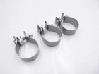 Pack Borla Accuseal 18322 2.25" T-304 Stainless Steel Single Bolt Band Clamp New. Price: $36.99.