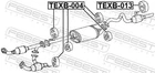 For Febest TEXB-004 Muffler Mount Cushion Toyota Cresta GX90,JZ Neu. Price: $11.42.