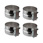Northeastern Exhaust (4 Pack) 3.5" Id/od Lap Joint Band Clamps New. Price: $35.81.