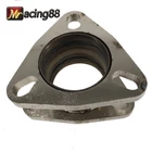 Emusa 1PCS 2.5" 3 Bolt Mild Steel Exhaust Muffler Pipe Extension Flange Adapter New. Price: $33.99.