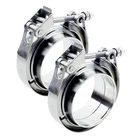 Roadformer 4 Inch V Band Clamp - 2 Sets Of Quick Release Exhaust New. Price: $61.04.
