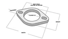 Vibrant 2-BOLT T304 Ss Exhaust Flanges (3IN I.d.) 5 Bulk Pack New. Price: $139.99.