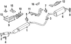 Genuine Nissan Converter & Pipe Hanger 20651-7LA0A New. Price: $42.97.