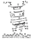 Genuine Mopar Exhaust Bracket Right 68408174AA New. Price: $7.83.