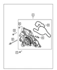Genuine Mopar Hex Head Bolt And Coned Washer Mounting 6102184AA New. Price: $26.72.